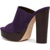 imageFSJ Women Open Toe Mules Platform Clogs Block High Heel Slides Sandal Wooden Chunky Heel Casual Summer Dressy Slippers Shoes Size 416 USPurple