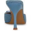 imageFSJ Women Pointed Closed Toe Stiletto High Heel Mules Sandals Slip On Strappy Bow Backless Casual Summer Dress Slipper Size 415 USDenim