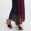 imageFSJ Women Square Open Toe Mules Slip On Chic Crystal Flared Heel Sildes Sandals Backless Fashion Wedding Dress Slipper Shoes Size 416 USBrown