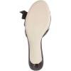imageFSJ Women Summer Slip On Heeled Sandal Open Toe Bows Patent Cutout Ladies Dress Slide Slippers Size 415 USBlack