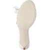 imageFSJ Women Summer Slip On Heeled Sandal Open Toe Bows Patent Cutout Ladies Dress Slide Slippers Size 415 USIvory