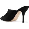 imageFSJ Women Basic Pointed Toe Mules Stiletto Heels Sandals Slip On Evening Party Shoes Size 415 USBlack