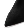 imageFSJ Women Basic Pointed Toe Mules Stiletto Heels Sandals Slip On Evening Party Shoes Size 415 USBlack