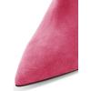 imageFSJ Women Basic Pointed Toe Mules Stiletto Heels Sandals Slip On Evening Party Shoes Size 415 USFuchsia