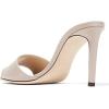 imageFSJ Women Casual Peep Toe Mule Sandals Stiletto High Heels Party Evening Shoe Size 415 M USBeige