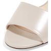 imageFSJ Women Casual Peep Toe Mule Sandals Stiletto High Heels Party Evening Shoe Size 415 M USBeige
