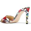 imageFSJ Women Casual Peep Toe Mule Sandals Stiletto High Heels Party Evening Shoe Size 415 M USColorful