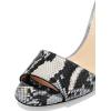 imageFSJ Women Casual Peep Toe Mule Sandals Stiletto High Heels Party Evening Shoe Size 415 M USSnake Print
