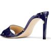 imageFSJ Women Casual Peep Toe Mule Sandals Stiletto High Heels Party Evening Shoe Size 415 M USSpace