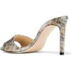 imageFSJ Women Casual Peep Toe Mule Sandals Stiletto High Heels Party Evening Shoe Size 415 M USYellow Multi