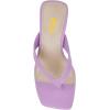 imageFSJ Women Flip Flops Sandals Metal Kitten Heel Square Open Toe Slip On Thong Dress Party Slippers Sexy Heeled Slide Mules Size 415 USPurple