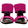 imageFSJ Women Sexy Double Strap Gold Slim High Heels Sandals Open Toe Slip On Slide Mules Size 415 USHot Pink