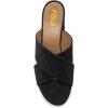 imageFSJ Women Chic Open Toe Platform Chunky High Heel Mules Sandals Crossover Strap Slide Shoes Size 415 USBlack8 Cm