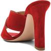 imageFSJ Women Chic Open Toe Platform Chunky High Heel Mules Sandals Crossover Strap Slide Shoes Size 415 USRed12 Cm