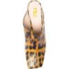 imageFSJ Women Closed Squared Toe Mules Slip On Chunky Mid High Heels Backless Sandals Summer Casual Nightclub Shoes Size 415 USLeopard