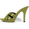 imageFSJ Women Fashion Open Toe Stiletto High Heel Mules Studded Slip On Summer Causal Sandal Slide Shoes Size 415 USOvile