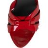 imageFSJ Women Fashion Open Toe Stiletto High Heel Mules Studded Slip On Summer Causal Sandal Slide Shoes Size 415 USRed