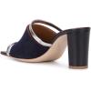 imageFSJ Women Open Peep Toe High Heel Slide Sandals Backless Slip on Clog Mules Gold Band Casual Shoes Size 415 USBlacksuede