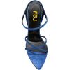 imageFSJ Women Sexy Open Pointed Toe Glossy Mules Stiletto High Heel Slip On Party Evening Dress Ladies Shoes Size 415 USBlue