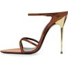imageFSJ Women Sexy Open Pointed Toe Glossy Mules Stiletto High Heel Slip On Party Evening Dress Ladies Shoes Size 415 USSienna