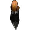 imageFSJ Women Slip On Closed Pointed Toe Mules Slide Sandals Stiletto High Heels Classic Shoes Size 415 USBlack Floral