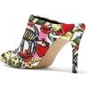 imageFSJ Women Slip On Closed Pointed Toe Mules Slide Sandals Stiletto High Heels Classic Shoes Size 415 USComic