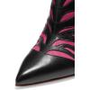 imageFSJ Women Slip On Closed Pointed Toe Mules Slide Sandals Stiletto High Heels Classic Shoes Size 415 USHot Pink