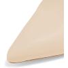 imageFSJ Women Slip On Closed Pointed Toe Mules Slide Sandals Stiletto High Heels Classic Shoes Size 415 USNude Matte