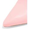 imageFSJ Women Slip On Closed Pointed Toe Mules Slide Sandals Stiletto High Heels Classic Shoes Size 415 USPink Matte