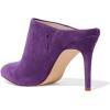 imageFSJ Women Slip On Closed Pointed Toe Mules Slide Sandals Stiletto High Heels Classic Shoes Size 415 USPurple Suede