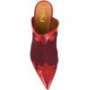 imageFSJ Women Slip On Closed Pointed Toe Mules Slide Sandals Stiletto High Heels Classic Shoes Size 415 USRed Floral