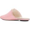 imageFSJ Women Studs V Cut Flats Mules Pointed Toe Low Heel Slippers Slide Sandals Backless Casual Shoes Size 415 USPink