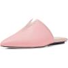 imageFSJ Women Studs V Cut Flats Mules Pointed Toe Low Heel Slippers Slide Sandals Backless Casual Shoes Size 415 USPink