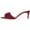 Wine Red-suede