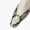 imageFSJ Women Low Chunky Heel Ankle Boots Square Toe Side Zipper Soft Stretch Sock Booties Comfy Casual Party Shoes Size 416 USBeige Snakeskin