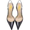 imageFSJ Women Sexy Pointed Toe DOrsay High Heel Slingback Pumps Sandals Cutout Strappy Stiletto Slip On Formal Shoes Size 415 USBlackspike