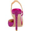 imageFSJ Women Sexy Pointed Toe DOrsay High Heel Slingback Pumps Sandals Cutout Strappy Stiletto Slip On Formal Shoes Size 415 USFuchsia Gold