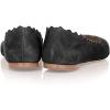 imageFSJ Women Cute Dress Pump Shoes Scalloping Round Toe Suede Ballet Flats for Comfort Flat Shoes Size 415 USBlack