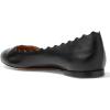 imageFSJ Women Cute Dress Pump Shoes Scalloping Round Toe Suede Ballet Flats for Comfort Flat Shoes Size 415 USBlackmatte