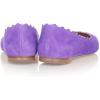 imageFSJ Women Cute Dress Pump Shoes Scalloping Round Toe Suede Ballet Flats for Comfort Flat Shoes Size 415 USLavender