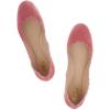 imageFSJ Women Cute Dress Pump Shoes Scalloping Round Toe Suede Ballet Flats for Comfort Flat Shoes Size 415 USLight Pink