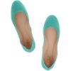 imageFSJ Women Cute Dress Pump Shoes Scalloping Round Toe Suede Ballet Flats for Comfort Flat Shoes Size 415 USMacaron Blue