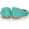 imageFSJ Women Cute Dress Pump Shoes Scalloping Round Toe Suede Ballet Flats for Comfort Flat Shoes Size 415 USMacaron Blue