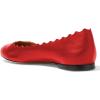 imageFSJ Women Cute Dress Pump Shoes Scalloping Round Toe Suede Ballet Flats for Comfort Flat Shoes Size 415 USRedmatte