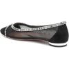 imageFSJ Women Stylish Rhinestone Ballet Flats Sexy Mesh Cute Almond Toe Comfort Slip On Evening Prom Party Dress Shoes Size 415 US