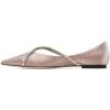 imageFSJ Women Trendy Pointed Toe Ballet Flats Crystal Crossover Straps Slip On Walking Shopping Girls Shoes Size 415 M US