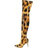 imageFSJ Women Thigh High Long Boots Over The Knee Pointed Toe Fashion High Heels Shoes