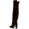 imageFSJ Women Over The Knee High Stiletto Heels Back Tassels Long Boots Sexy Thigh High Strech Club Party Shoes Size 415 USLeopard
