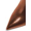 imageFSJ Women Pointed Toe Chunky High Heel Strappy Dress Bootie Pump Ankle Wrap Slingback Sandal Shoes Size 415 M USBrown
