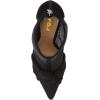 imageFSJ Women Fashion High Heel Ankle Boots with Rivets Closed Pointed Toe Stilettos Zipper Unique Style Shoes Size 415 M USBlack Bow